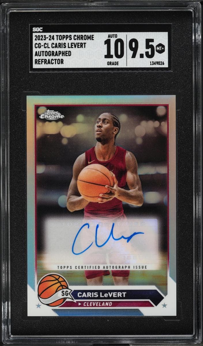 Caris LeVert 2023 topps Topps Chrome