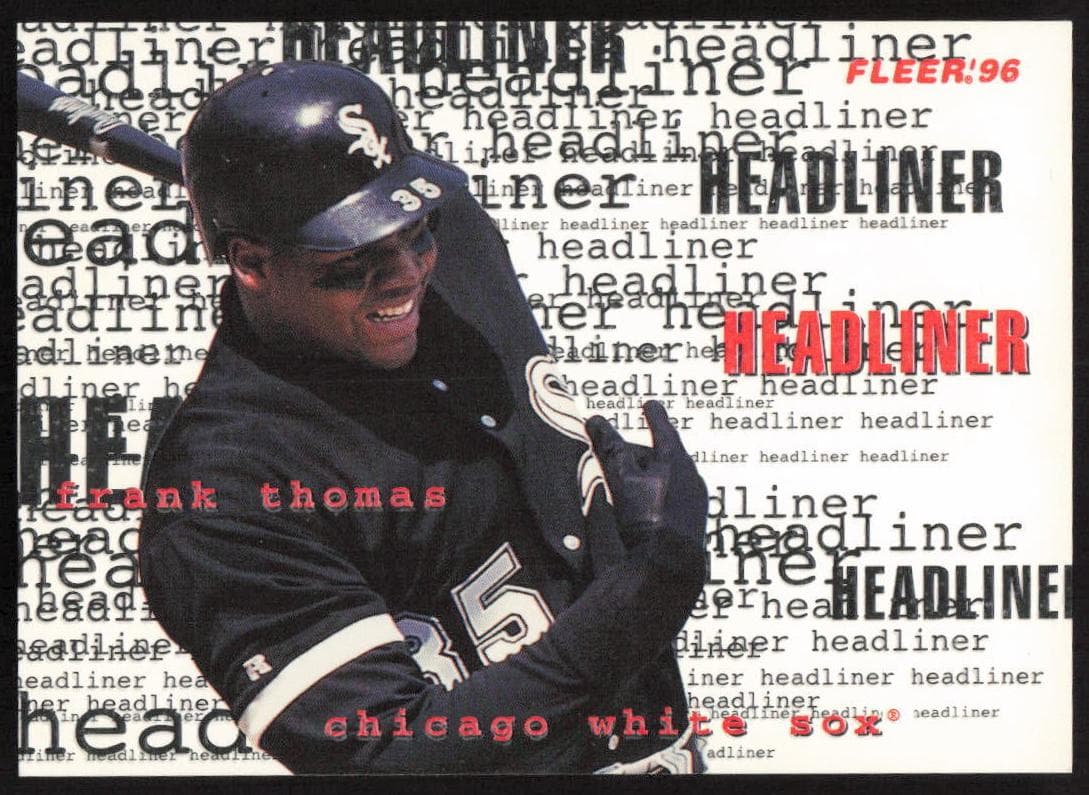 Frank Thomas 1996 fleer Fleer Update