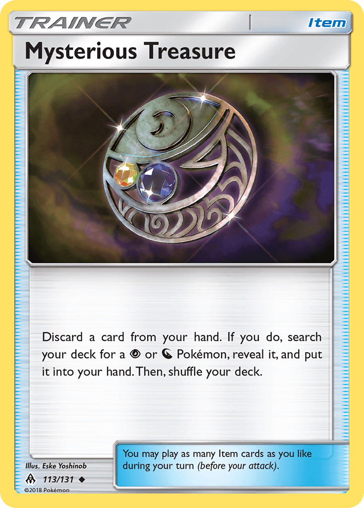 Mysterious Treasure 2018 Pokemon Forbidden Light