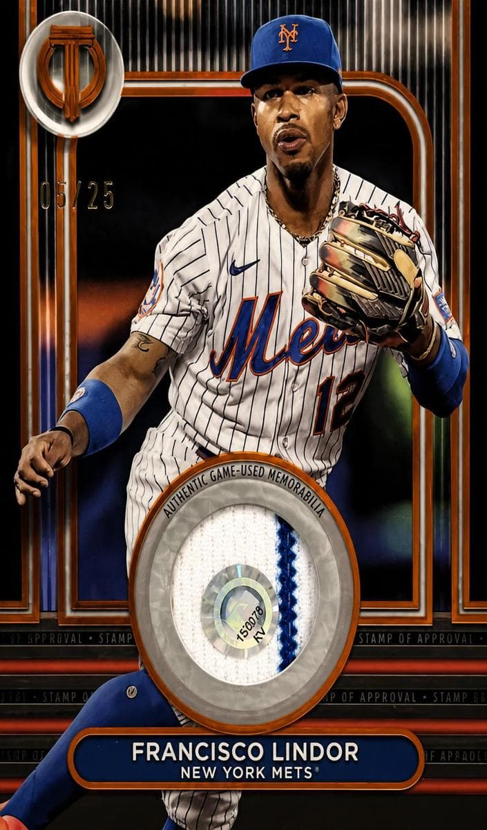 Francisco Lindor 2024 topps Topps Tribute