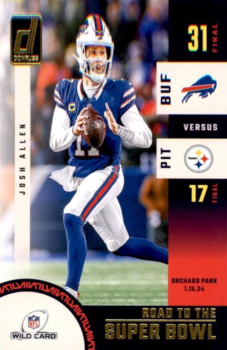 Josh Allen 2024 panini Panini Donruss