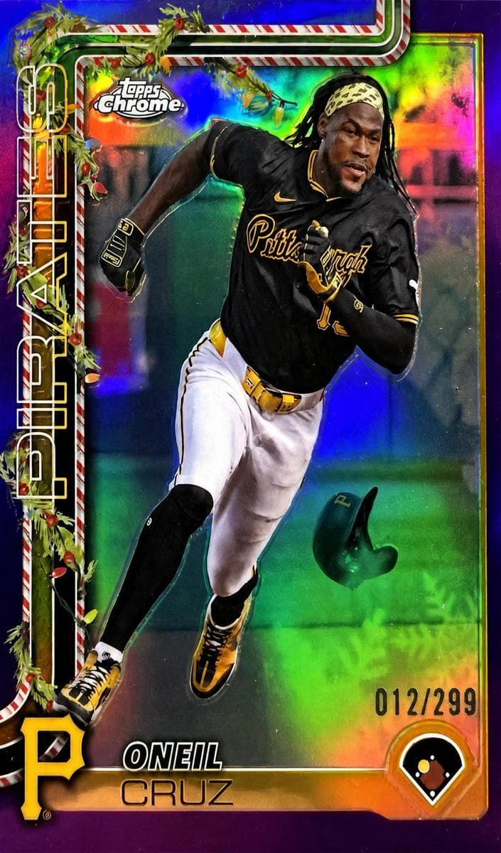 Oneil Cruz 2025 topps Holiday