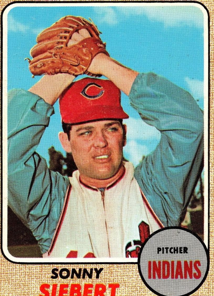 Sonny Siebert 1968 topps Topps