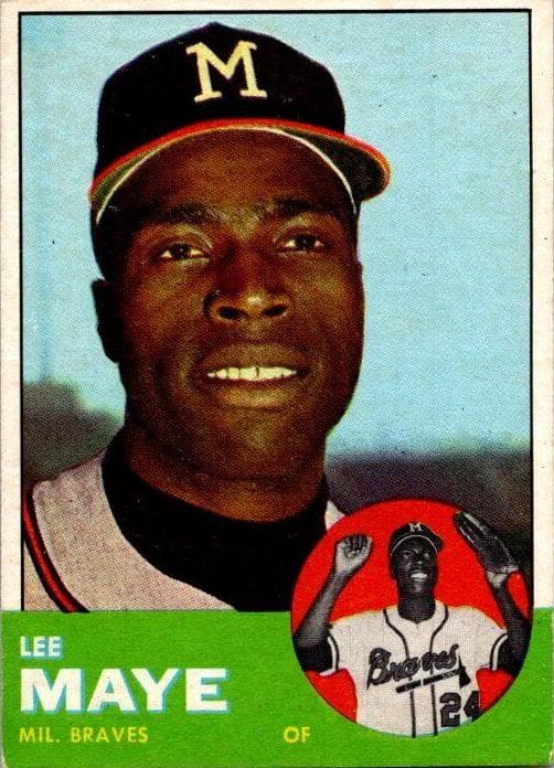 Lee Maye 1963 topps Topps