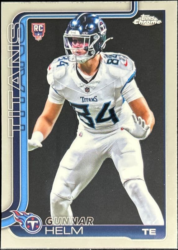 Gunnar Helm trading card