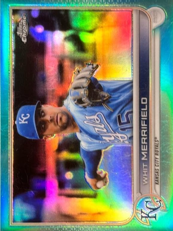 Whit Merrifield 2022 topps Topps Chrome