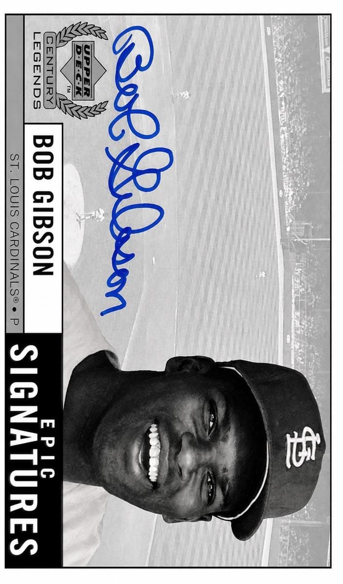 Bob Gibson 1999 upper-deck Upper Deck Century Legends