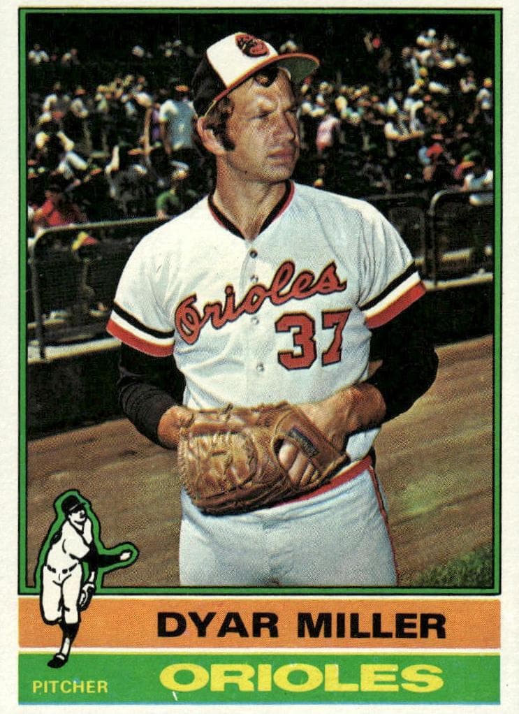 Dyar Miller 1976 topps Topps