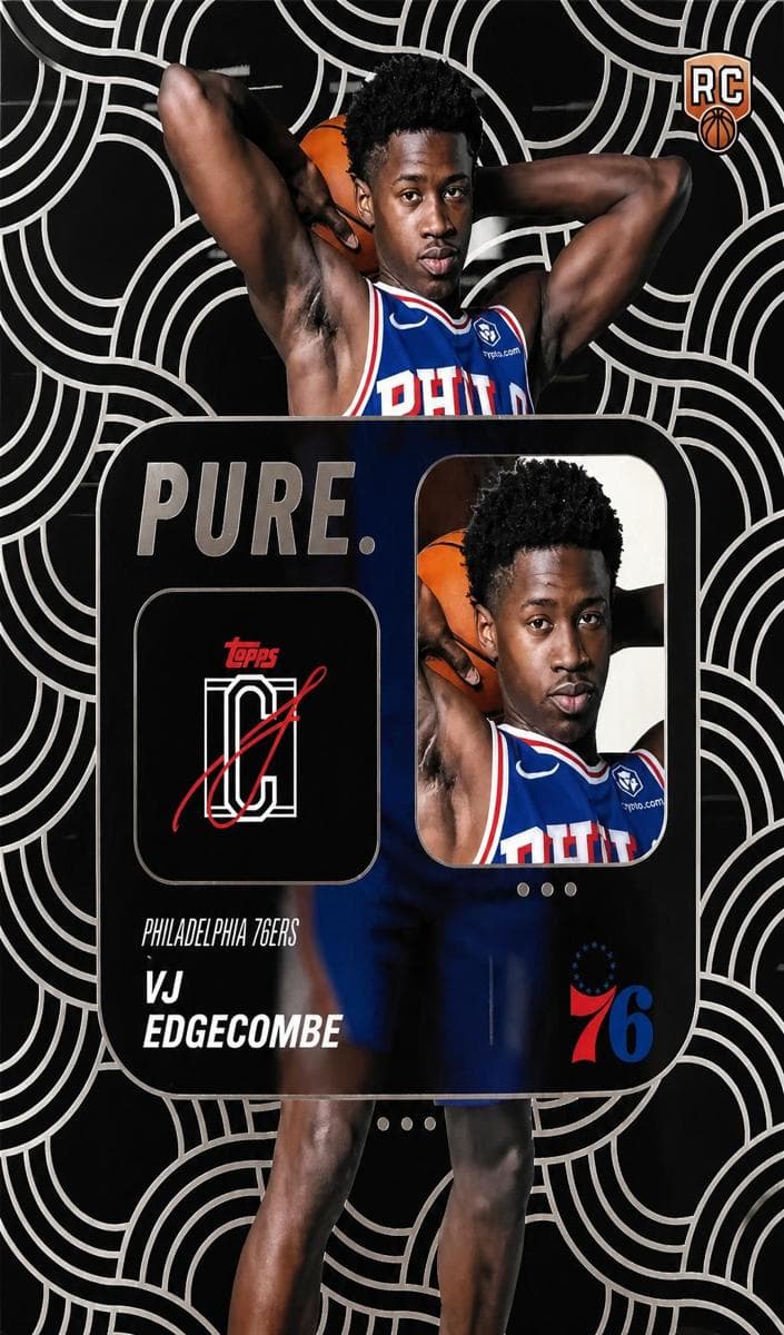 VJ Edgecombe 2025 topps Topps Signature Class