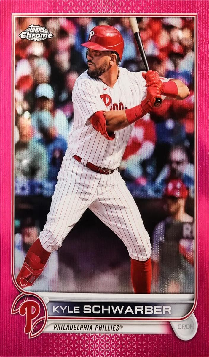 Kyle Schwarber 2022 topps Topps Chrome Update