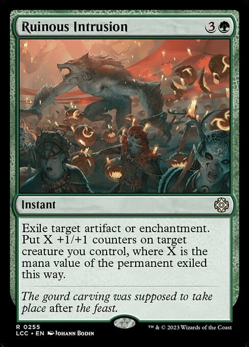 Ruinous Intrusion 2021 Magic: The Gathering Midnight Hunt Commander