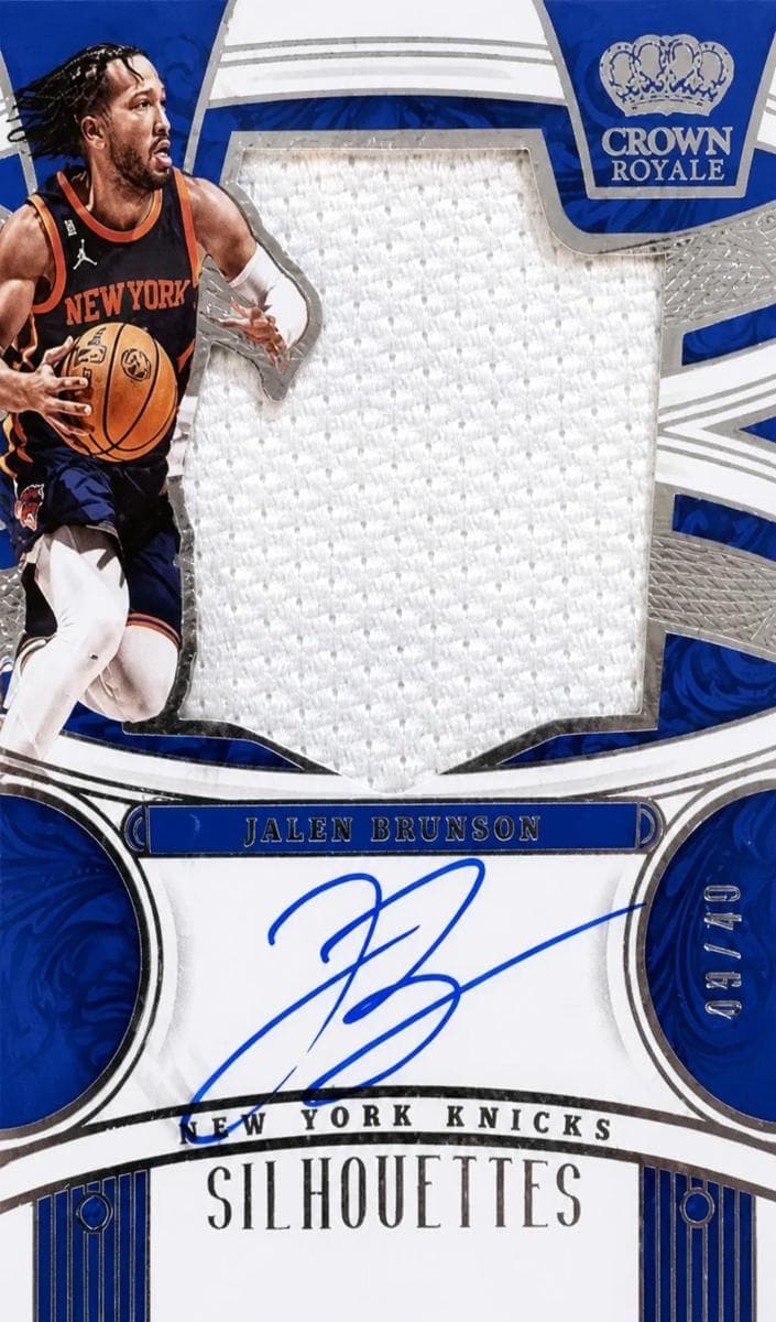 Jalen Brunson 2023 panini Panini Crown Royale