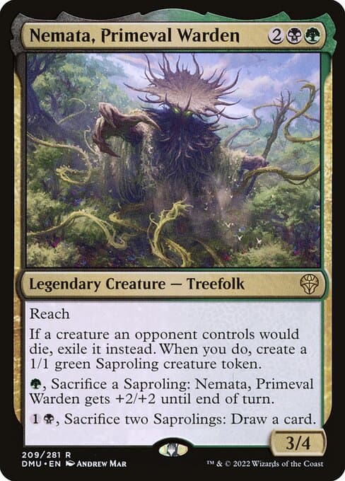 Nemata, Primeval Warden 2022 Magic: The Gathering Dominaria United