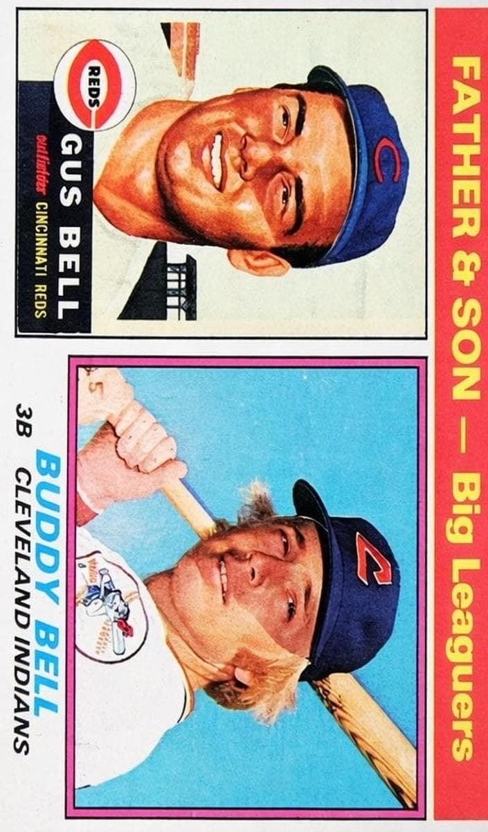 Father & Son - Big Leaguers (Gus Bell / Buddy Bell) F&S #66