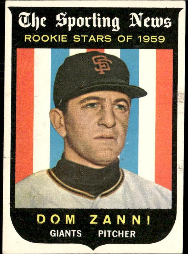 Dom Zanni 1959 topps Topps