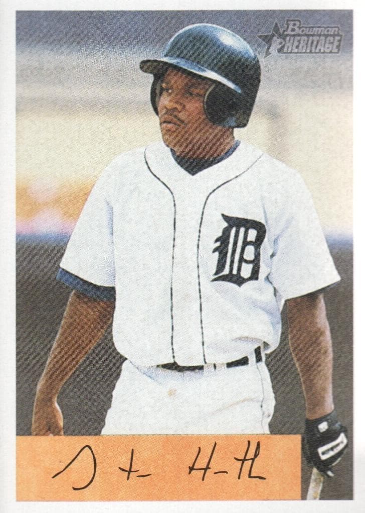 Demetrius Heath 2002 bowman Bowman Heritage