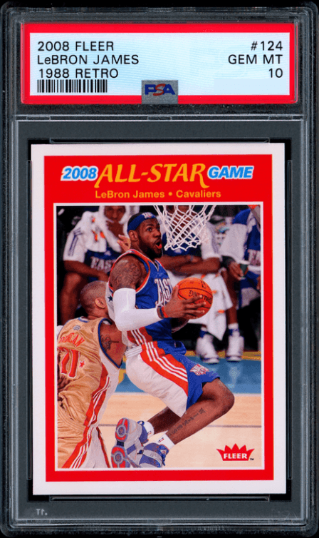 LeBron James 2008 fleer Fleer