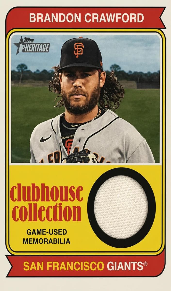 Brandon Crawford 2023 topps Topps Heritage