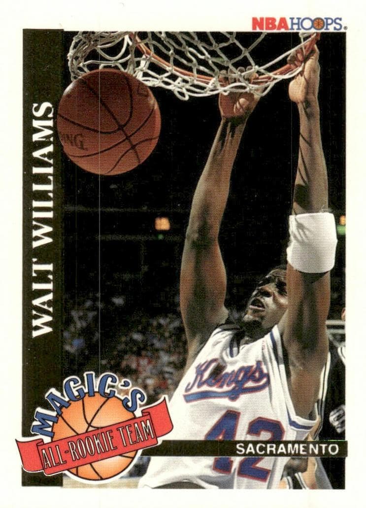Walt Williams 1992 panini Hoops