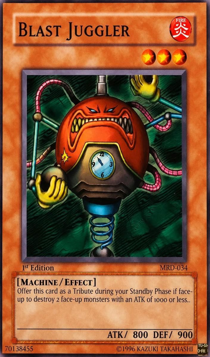 Blast Juggler 2002 Yu-Gi-Oh! Metal Raiders 1st Edition