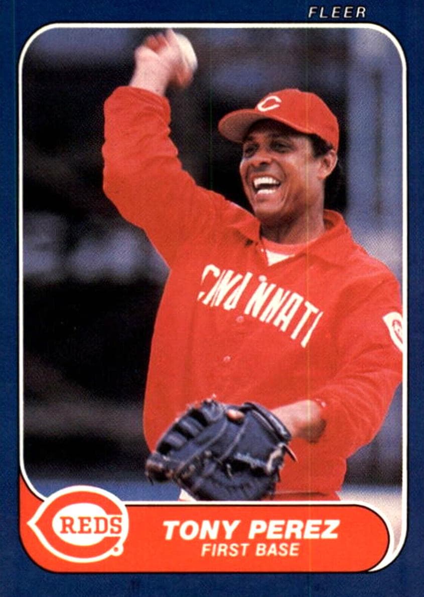 Tony Perez 1986 fleer Fleer