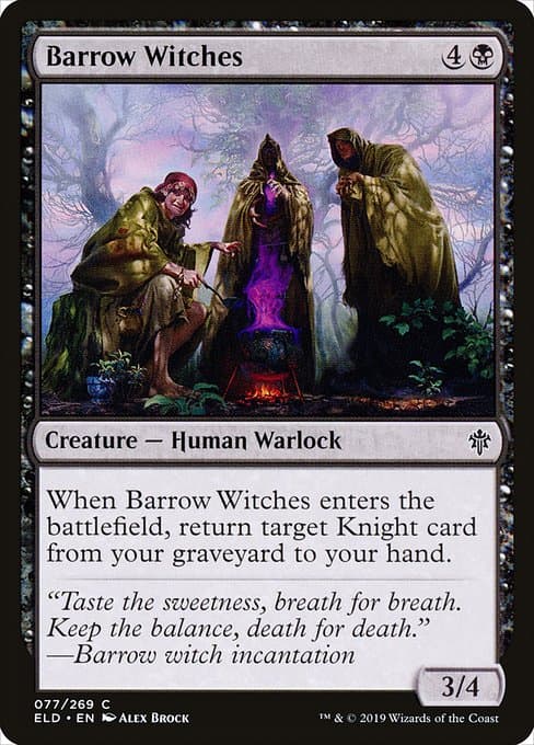 Barrow Witches 2019 Magic: The Gathering Throne of Eldraine Foil