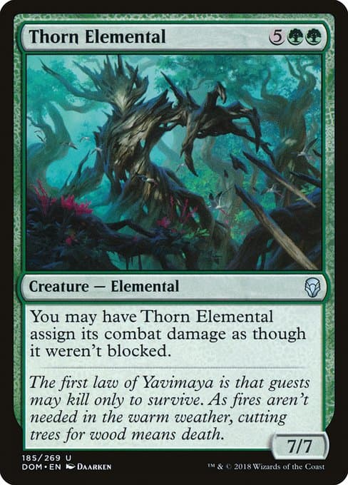 Thorn Elemental 2003 Magic: The Gathering 8th Edition