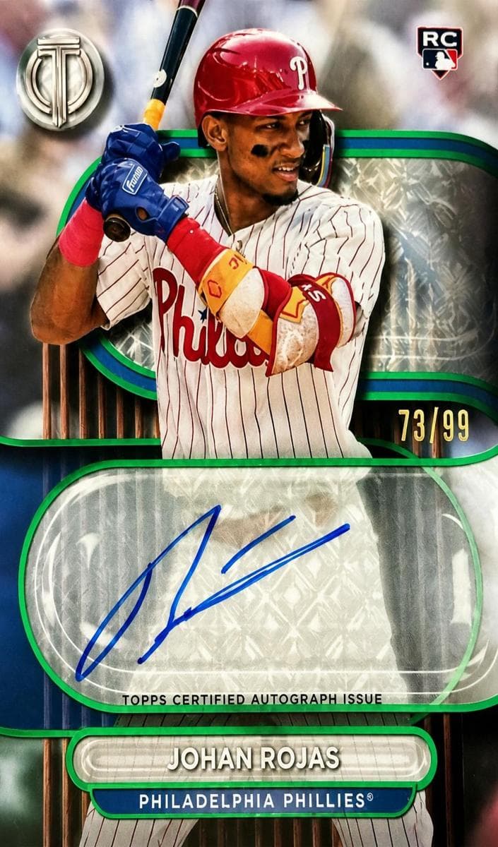 Johan Rojas 2024 topps Topps Tribute