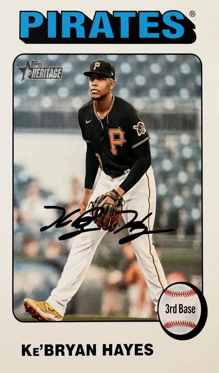 Ke'Bryan Hayes 2024 topps Topps Heritage