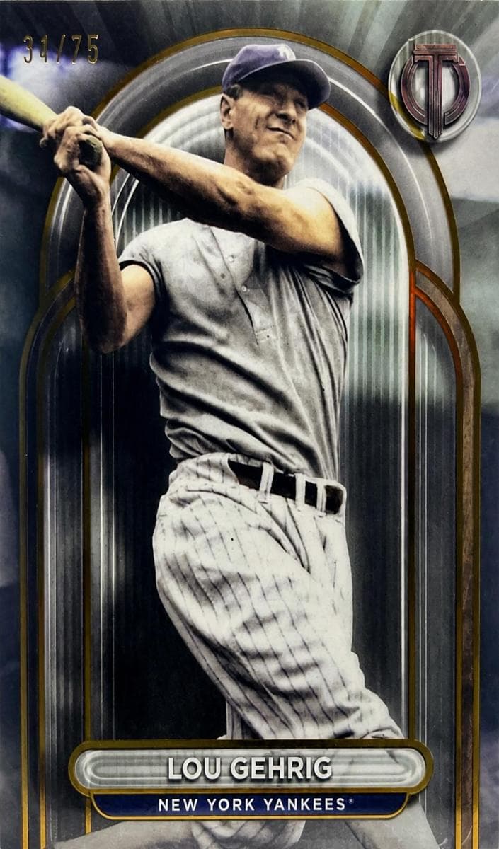 Lou Gehrig 2024 topps Topps Tribute