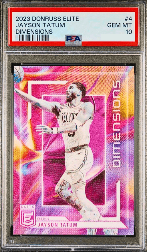 Jayson Tatum 2023 panini Donruss Elite