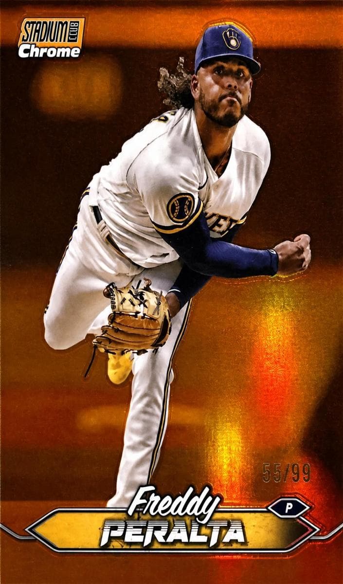 Freddy Peralta 2024 topps Stadium Club