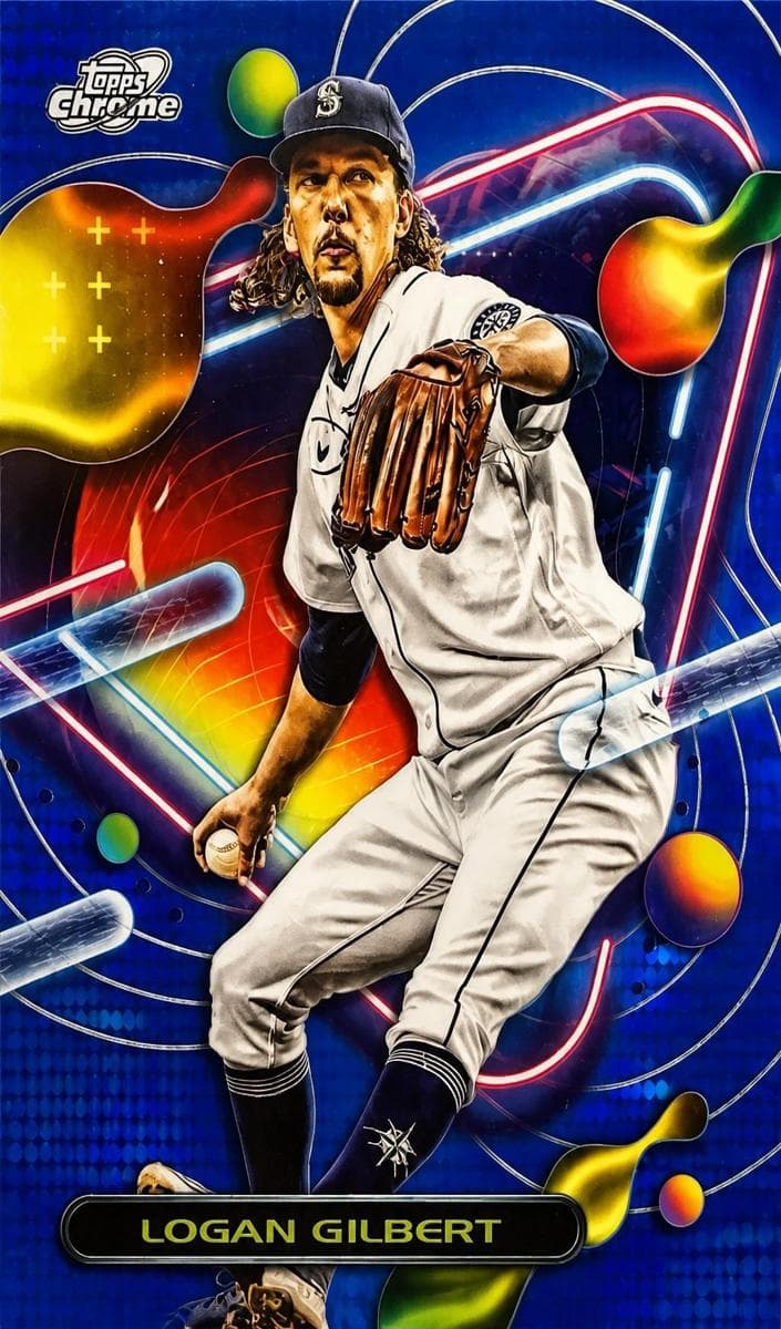 Logan Gilbert 2023 topps Topps Cosmic Chrome