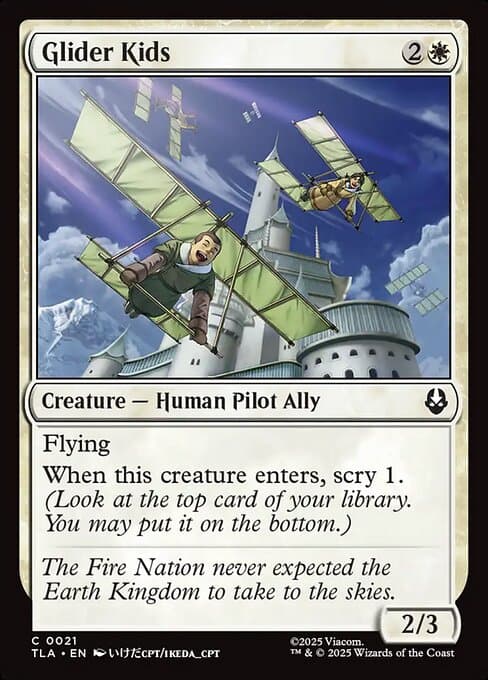 Glider Kids 2025 Magic: The Gathering Avatar: The Last Airbender