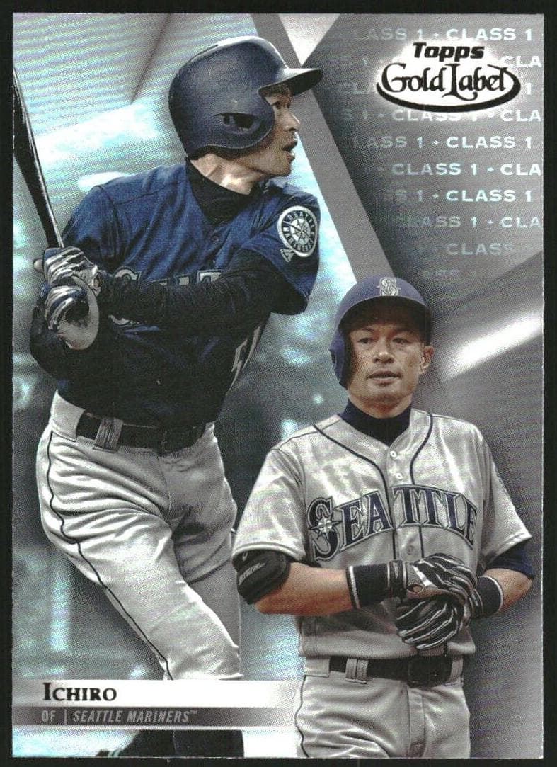Ichiro 2018 topps Topps Gold Label