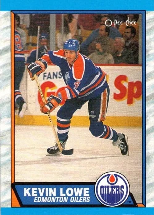 Kevin Lowe 1989 topps O-Pee-Chee