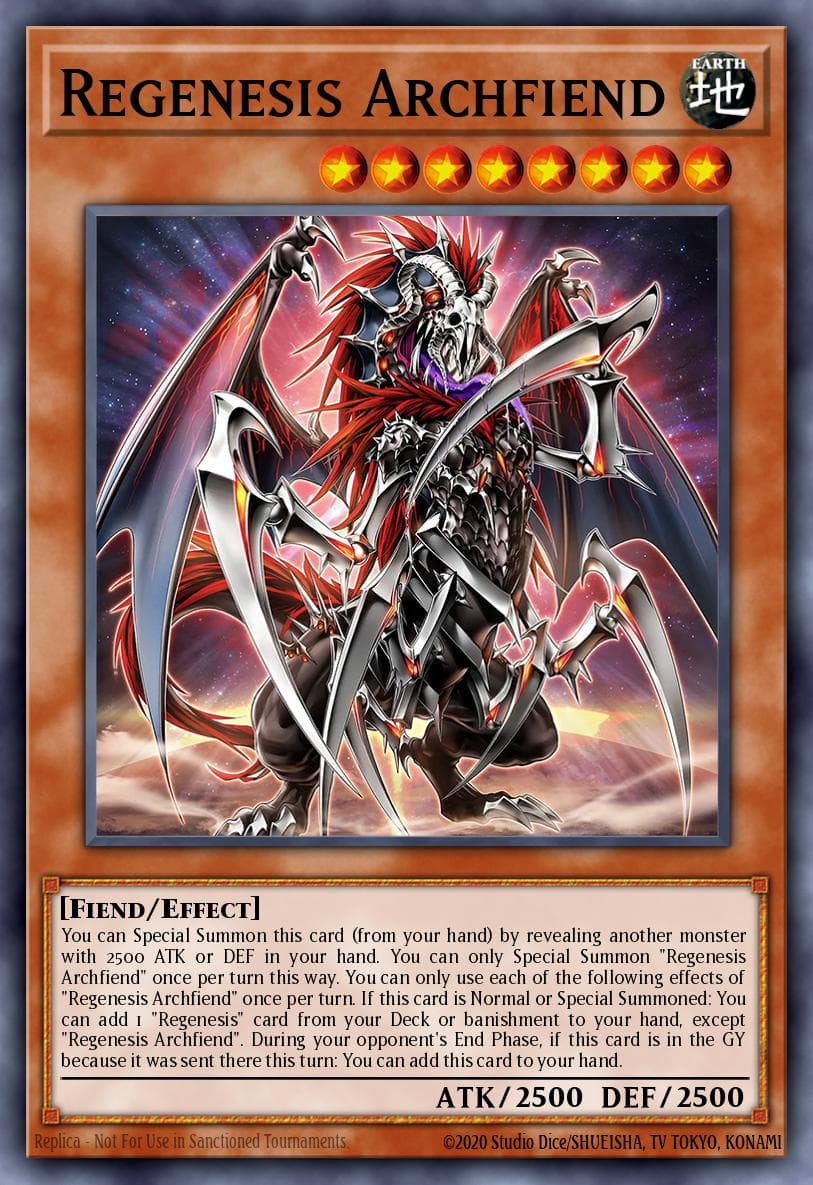 Regenesis Archfiend 2025 Yu-Gi-Oh! Alliance Insight