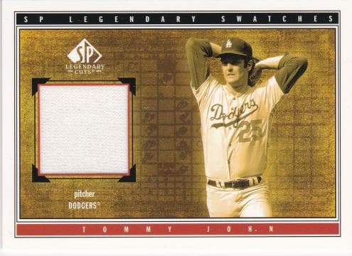 Tommy John 2002 unknown SP Legendary Cuts