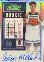 Jaden McDaniels 2020 panini Panini Contenders