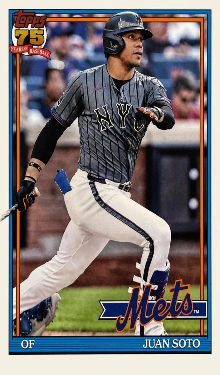 Juan Soto 2026 topps Topps
