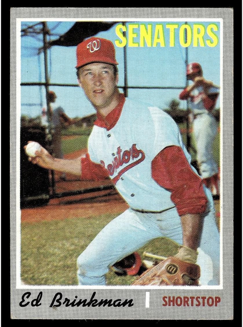 Ed Brinkman 1970 topps Topps