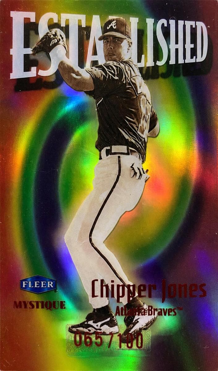 Chipper Jones 1999 fleer Fleer Mystique
