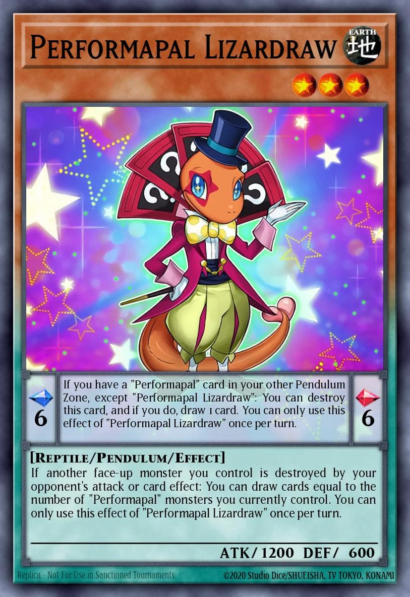Performapal Lizardraw #MP16-EN004