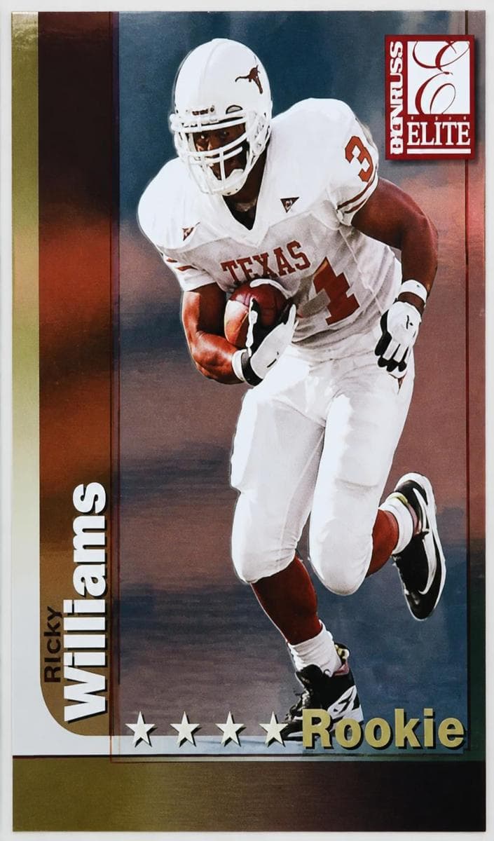 Ricky Williams 1999 panini Donruss Elite