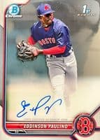 Eddinson Paulino trading card