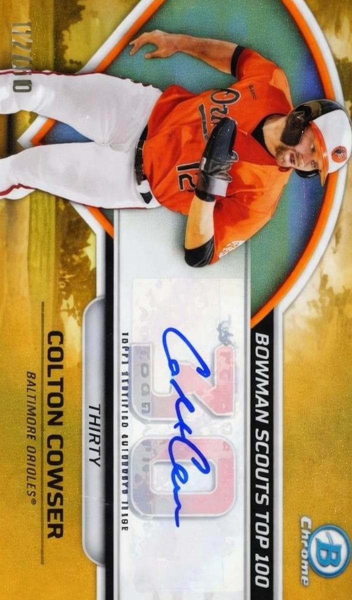 Colton Cowser 2023 bowman Bowman