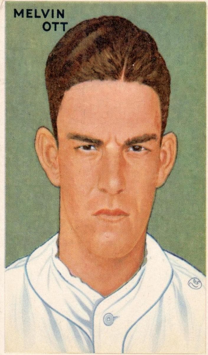 Melvin Ott 1933 unknown Goudey