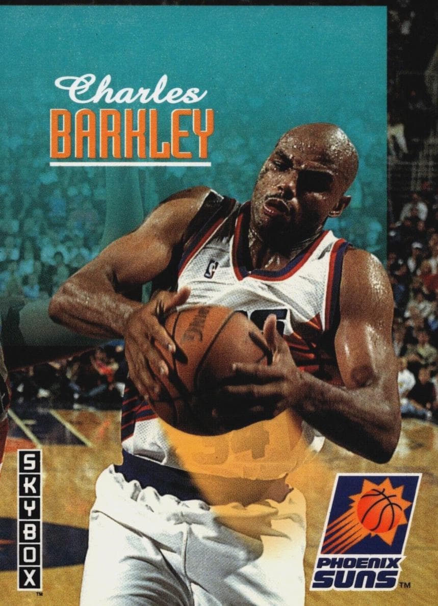 Charles Barkley 1992 fleer SkyBox