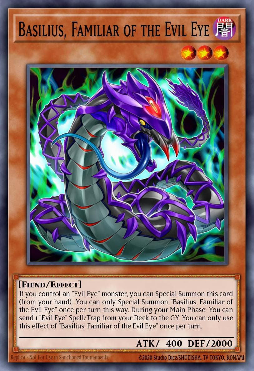 Basilius, Familiar of the Evil Eye 2019 Yu-Gi-Oh!