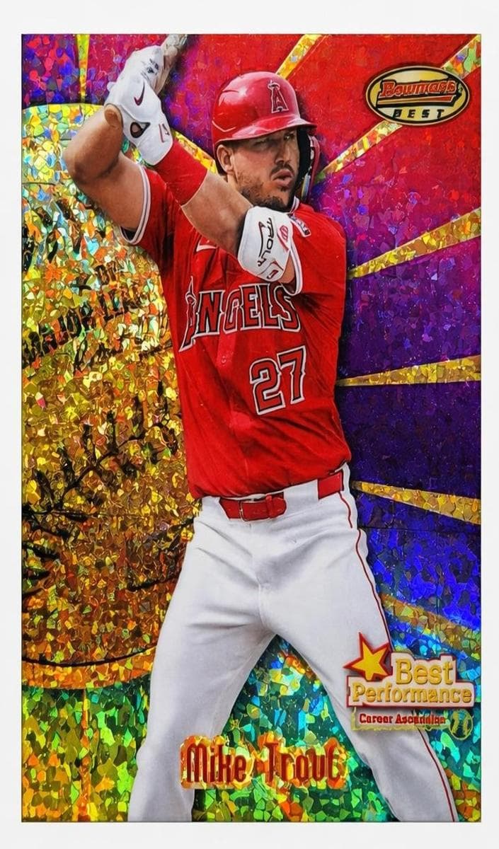 Mike Trout 2025 bowman Bowman Best